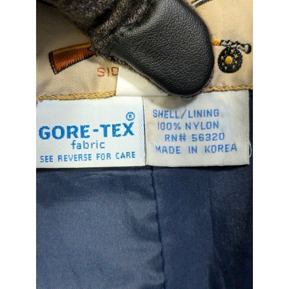 Vintage Cabelas Pants Small Wind Rain Outdoor Zip Ankles Pull On Blue - Picture 4 of 15